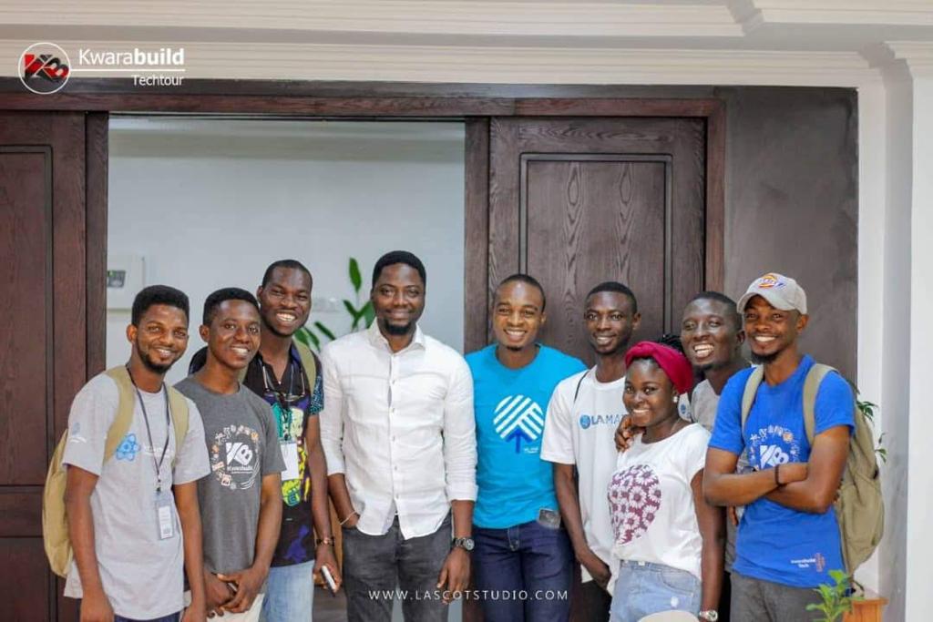Organized Kwarabuild Tech Tour in 2018, my team and I at the Facebook Lagos Office, 2018